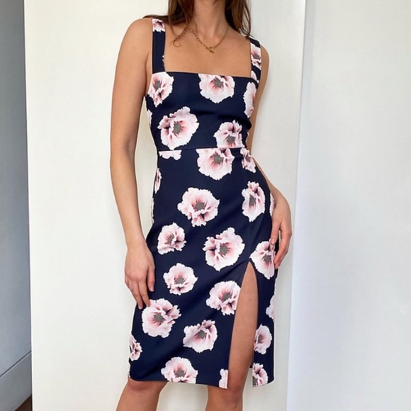 BABATON | 90s Slit Dress Size 6 - Picture 7 of 11